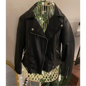 Bar III Quilted Asym Moto Jacket